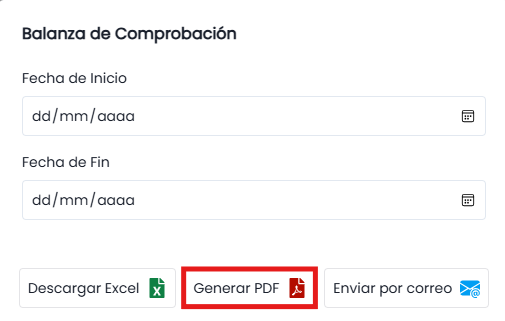 Opciones Disponibles