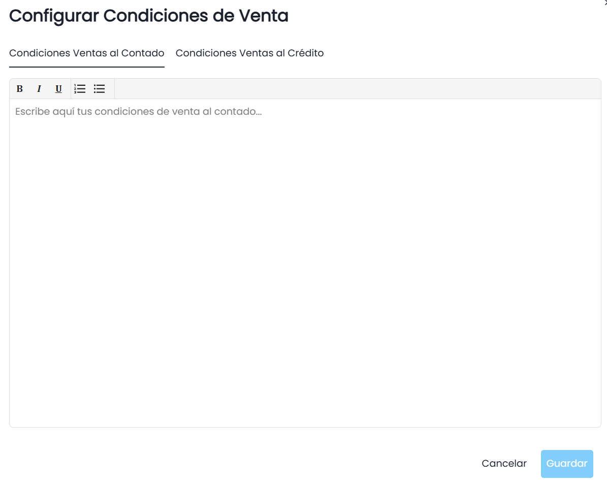 Configuración