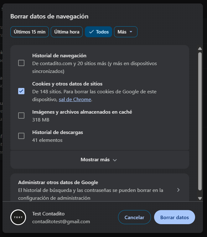 Cómo Limpiar las Cookies de tu Navegador