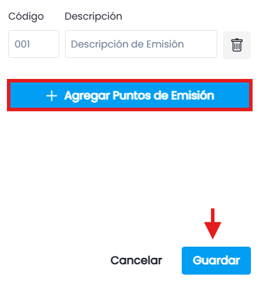 Cómo Añadir Puntos de Emisión