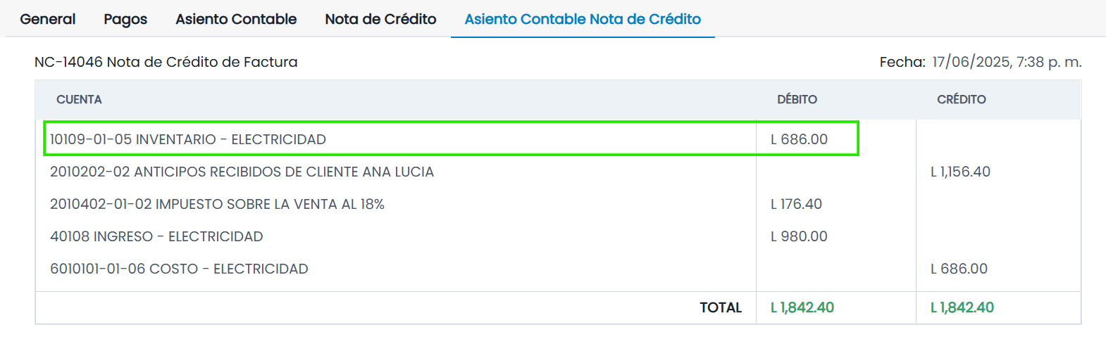 Datos adicionales