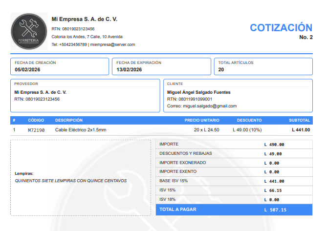 Nuevos Formatos Carta