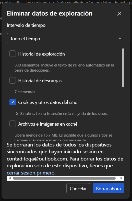 Cómo Limpiar las Cookies de tu Navegador