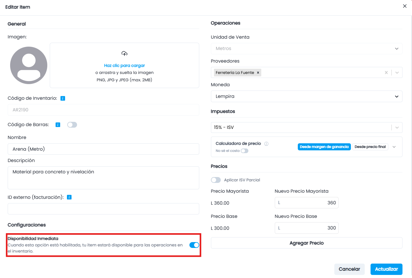2. Configuraciones