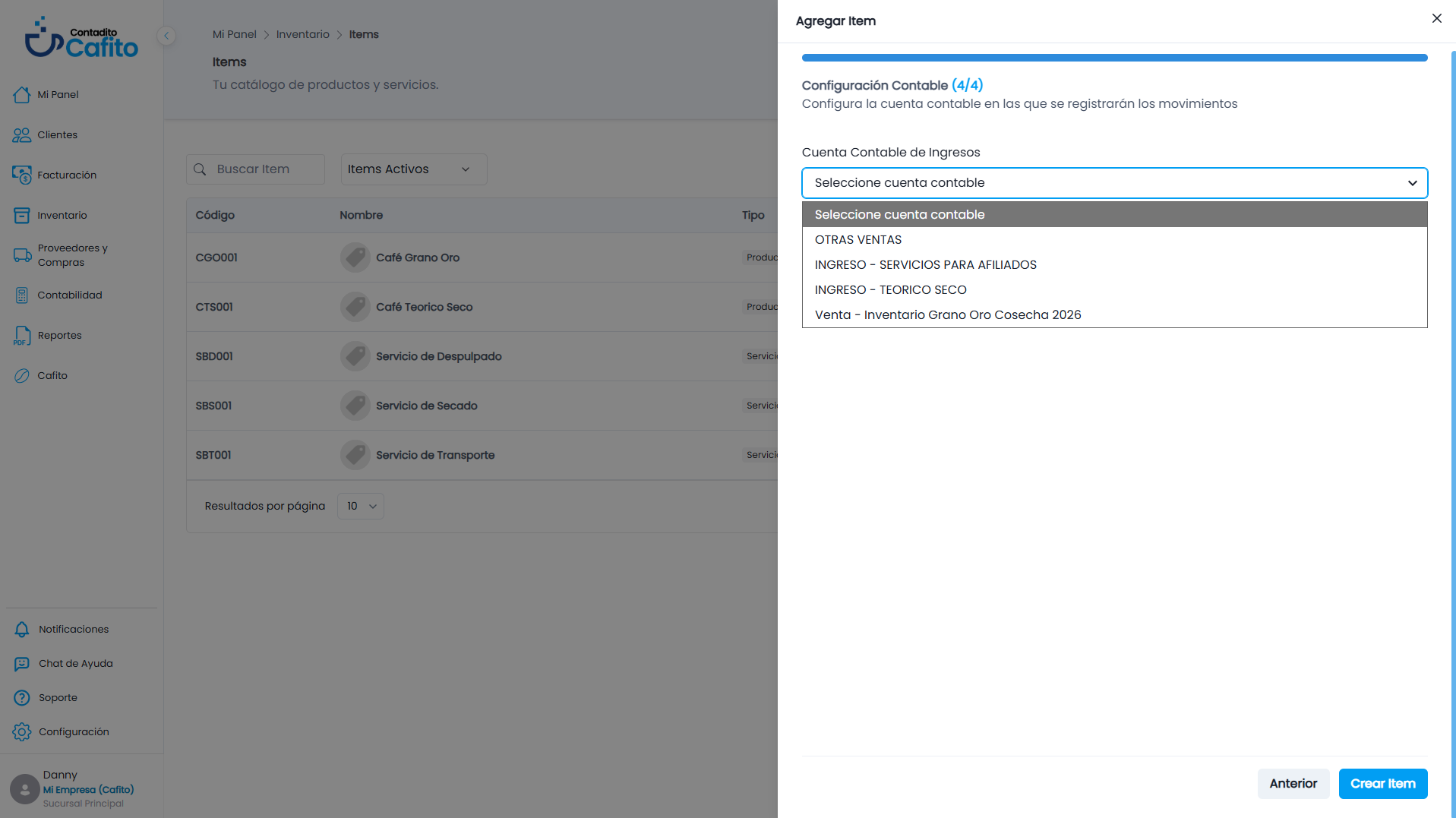 Paso 4: Configuración Contable