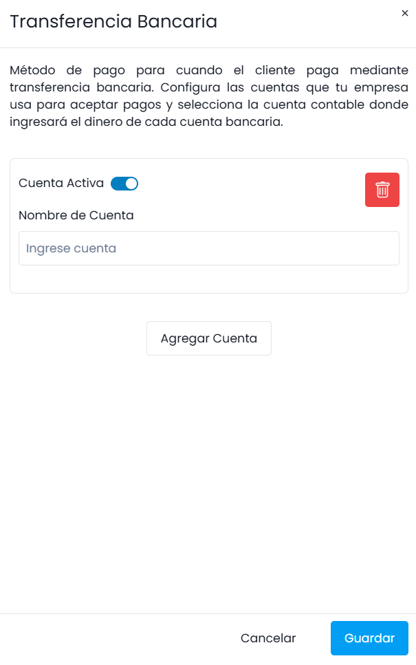 Transferencia Bancaria