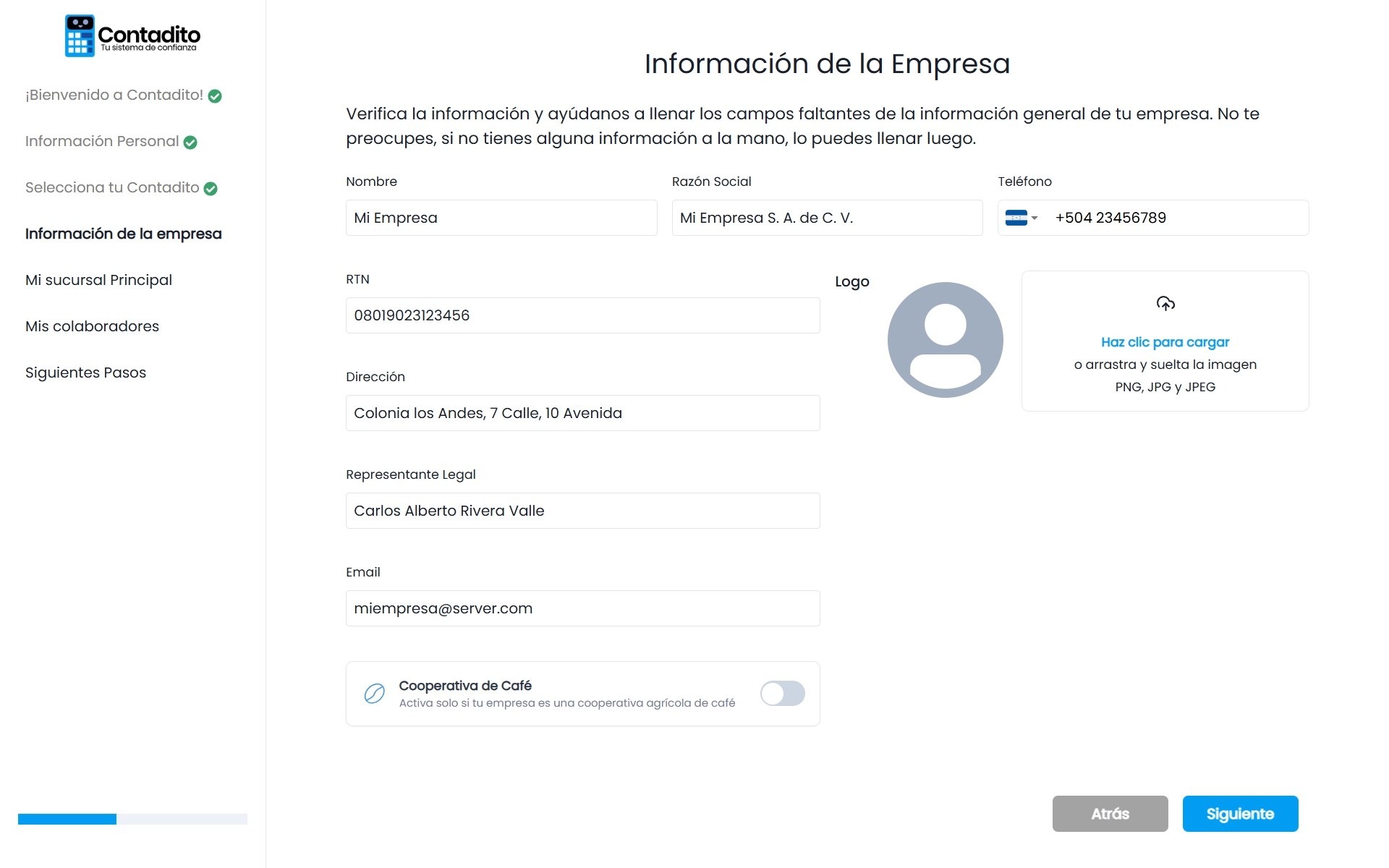 9. Información de la empresa