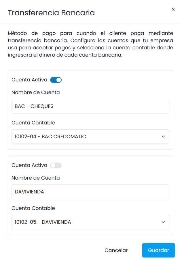 Transferencia Bancaria