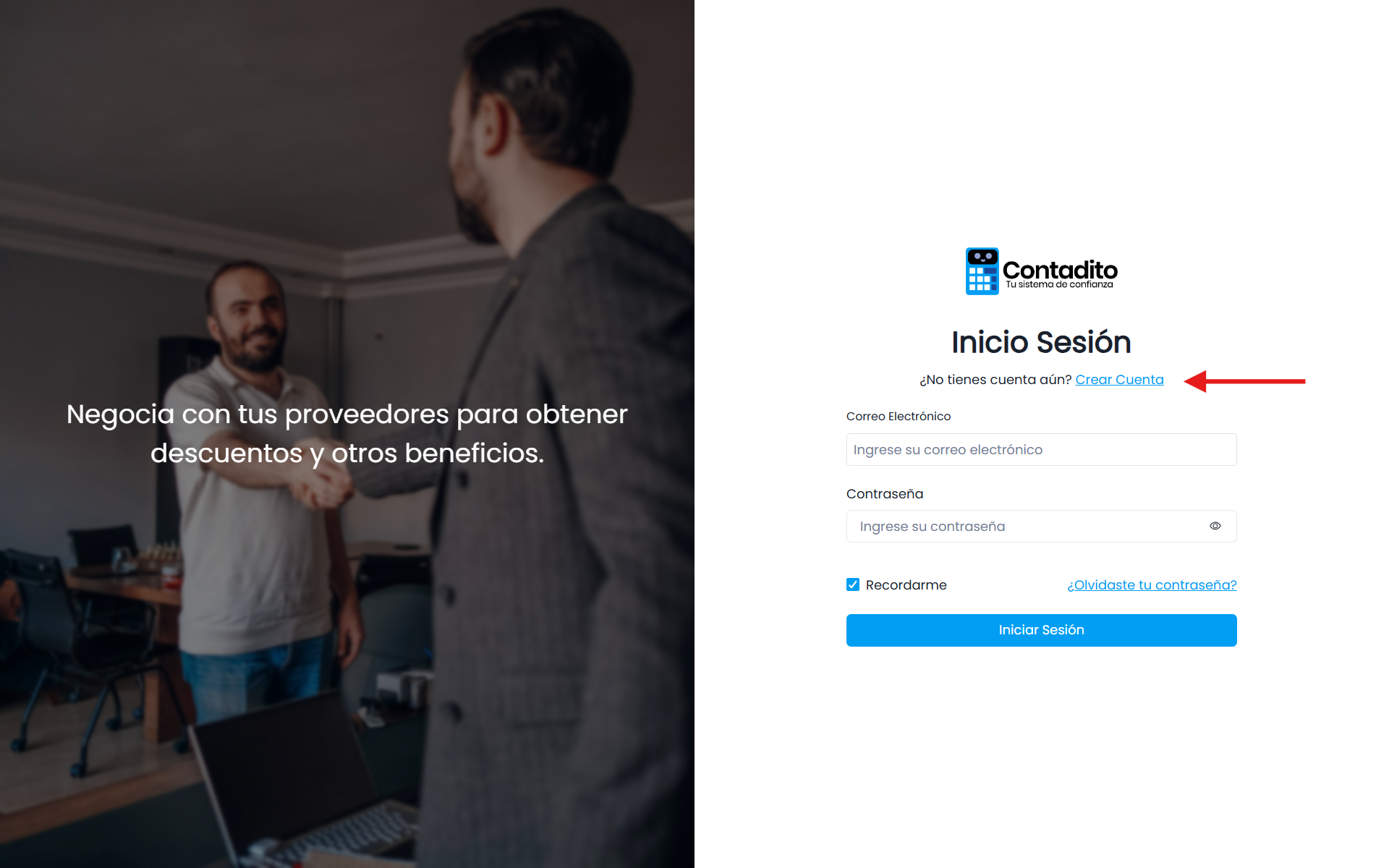 1. Crear cuenta