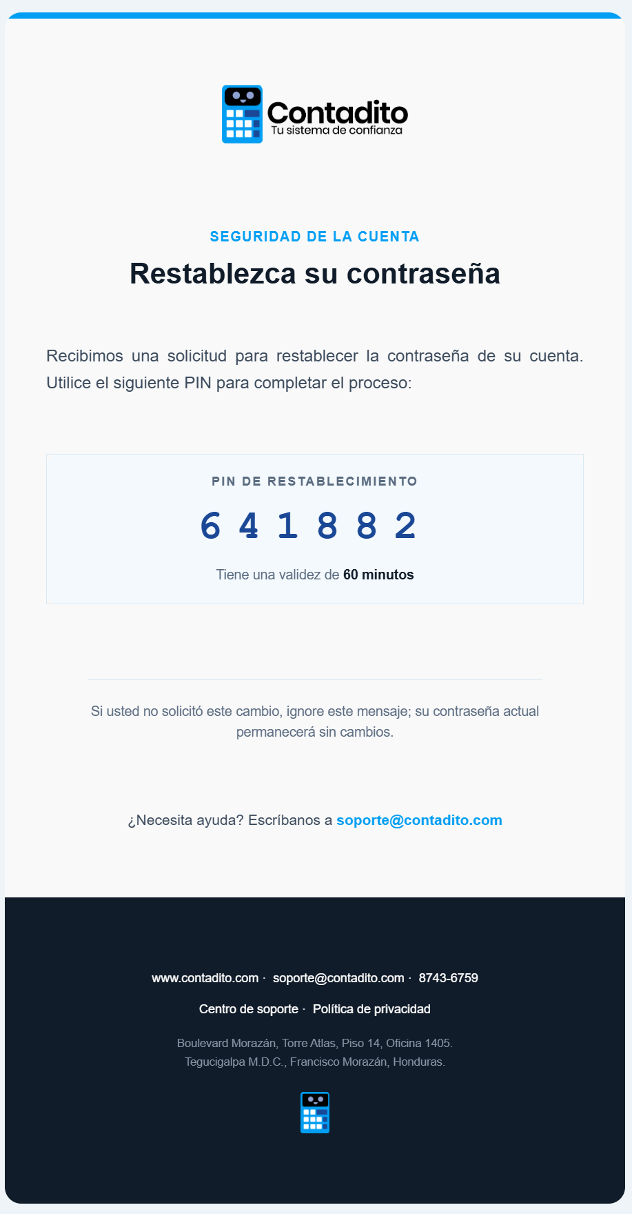 Pasos para recuperar tu contraseña