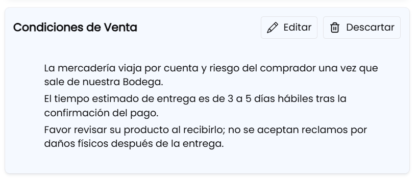 Visualización y cambios de último momento