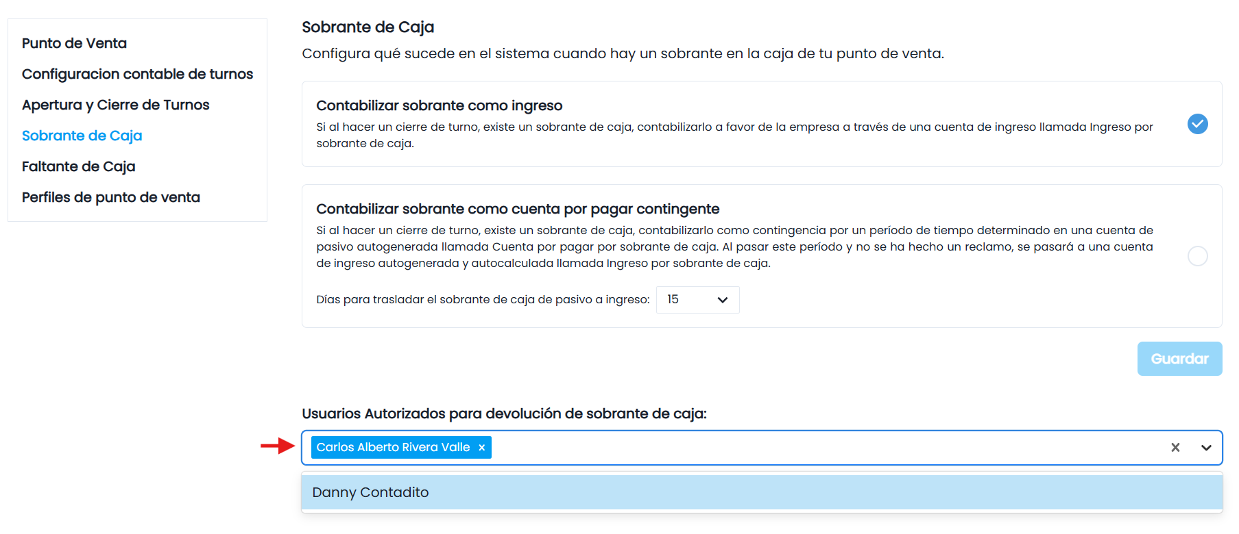 Usuarios Autorizados